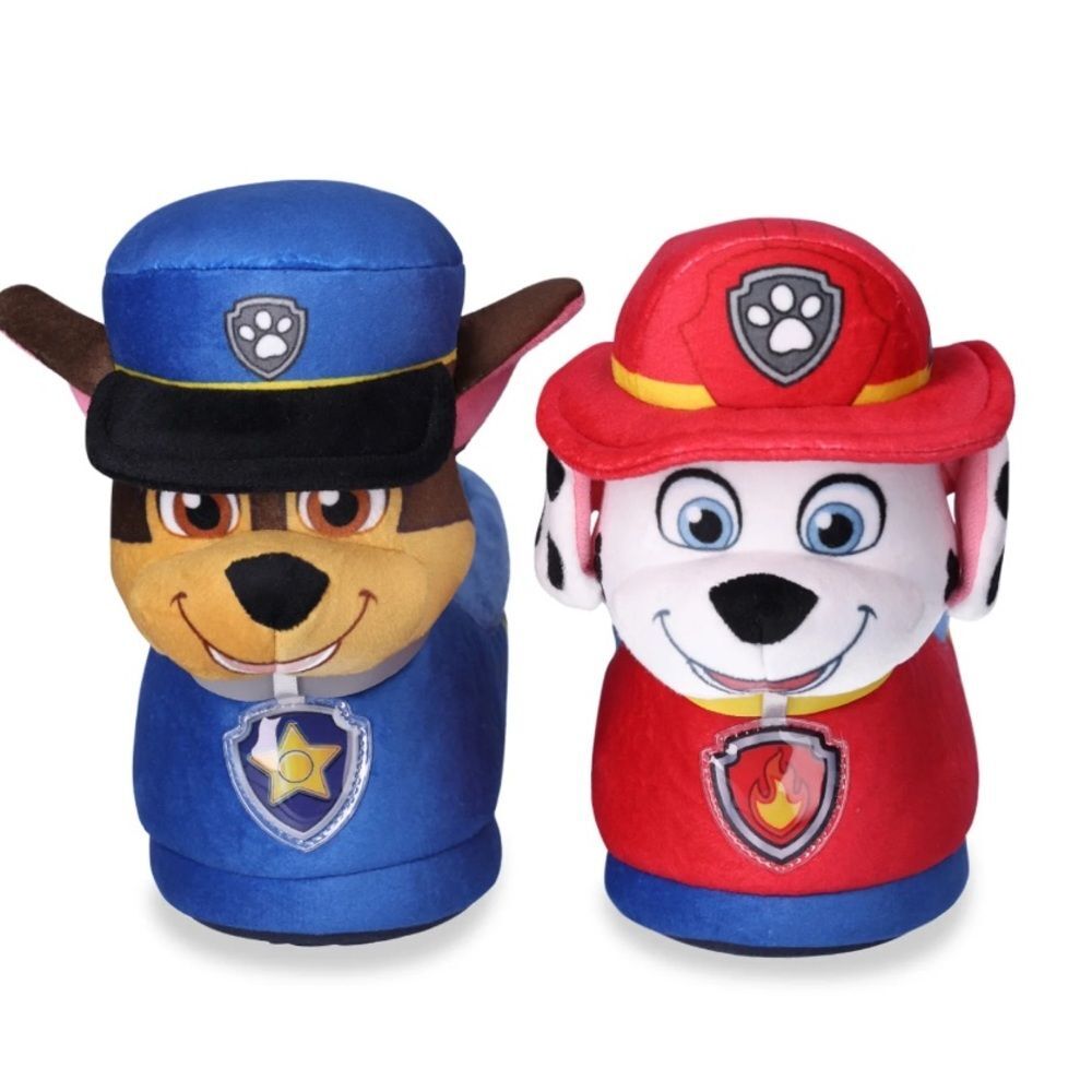 Paw Patrol Chase and Marshall light up slippers